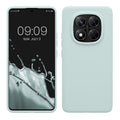 kwmobile Handyhülle für Xiaomi Redmi Note 14 Pro 5G / Redmi Note 14 Pro+ 5G / Poco X7 Hülle - Case Silikon - Kabelloses Laden - Schutzhülle Cover in Cool Mint Cool Mint  