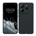 kwmobile Handyhülle für Xiaomi Redmi Note 14 5G (Nicht für 4G) Hülle - weiches Handy Silikon Case - Schutzhülle Cover - Heidelbeerblau Heidelbeerblau  