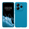 kwmobile Handyhülle für Xiaomi Redmi Note 14 5G (Nicht für 4G) Hülle - weiches Handy Silikon Case - Schutzhülle Cover - Karibikblau Karibikblau  