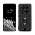 kwmobile Handyhülle kompatibel mit Xiaomi Redmi Note 14 Pro 5G / Poco X7 - Softcase mit Kameraschutz - Kartenfach