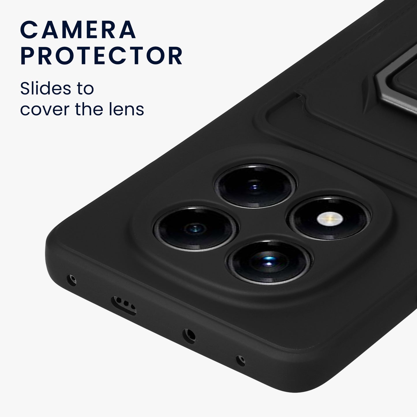 kwmobile Handyhülle kompatibel mit Xiaomi Redmi Note 14 Pro 5G / Poco X7 - Softcase mit Kameraschutz - Kartenfach