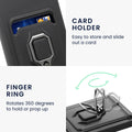 kwmobile Handyhülle kompatibel mit Xiaomi Redmi Note 14 Pro 5G / Poco X7 - Softcase mit Kameraschutz - Kartenfach