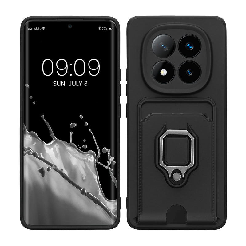 Handyhülle mit Kartenfach für Xiaomi Redmi Note 14 Pro+ 5G / Redmi Note 14 Pro Plus 5G TPU