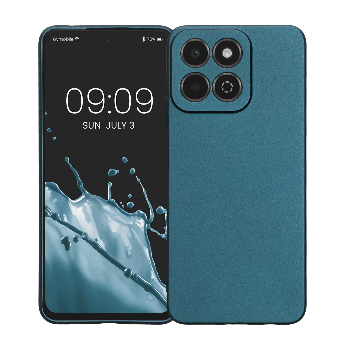 HONOR 200 Smart 5G / X7C 4G Silikon Handyhülle Metallic