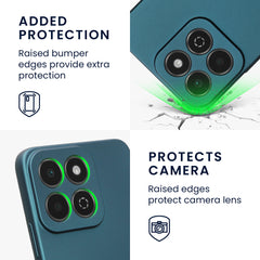 HONOR 200 Smart 5G / X7C 4G Silikon Handyhülle Metallic