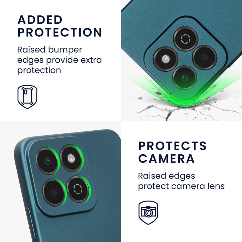 HONOR 200 Smart 5G / X7C 4G Silikon Handyhülle Metallic