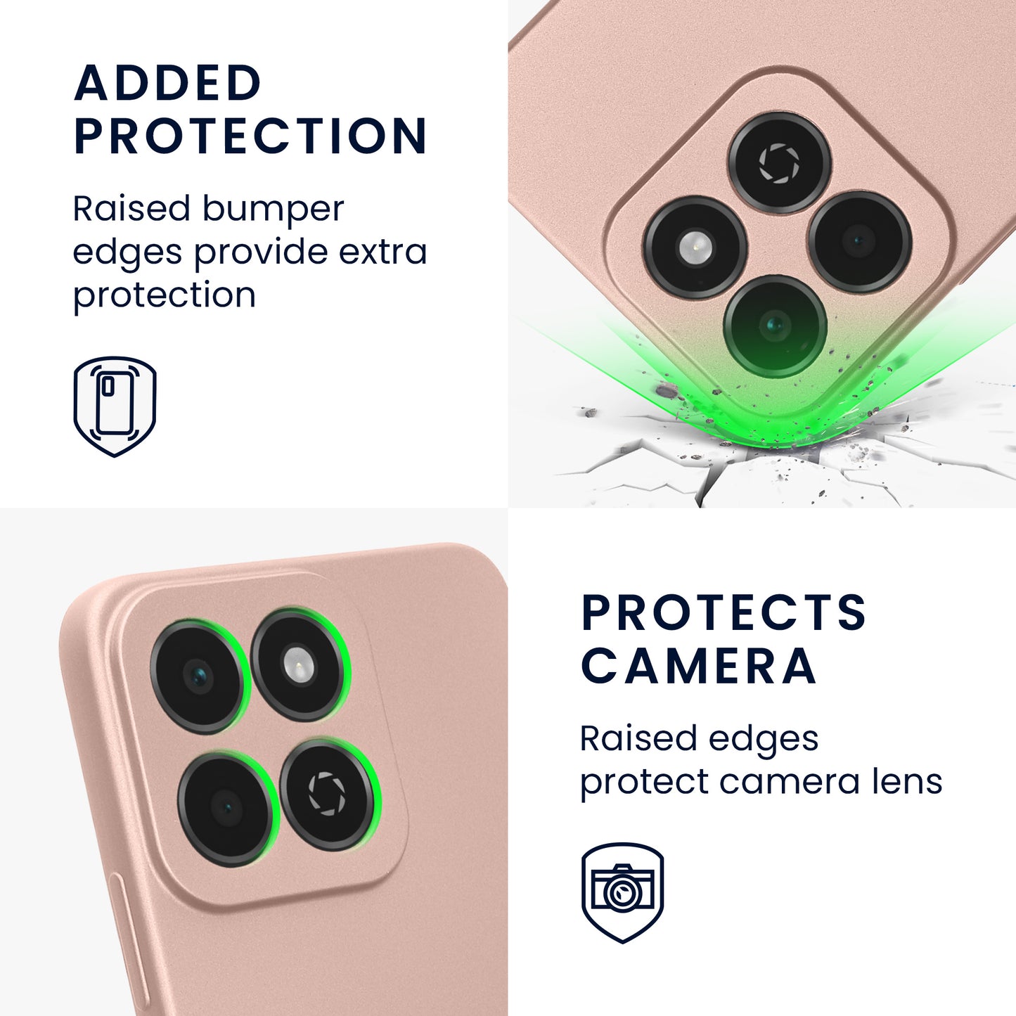 HONOR 200 Smart 5G / X7C 4G Silikon Handyhülle Metallic