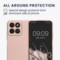 HONOR 200 Smart 5G / X7C 4G Silikon Handyhülle Metallic
