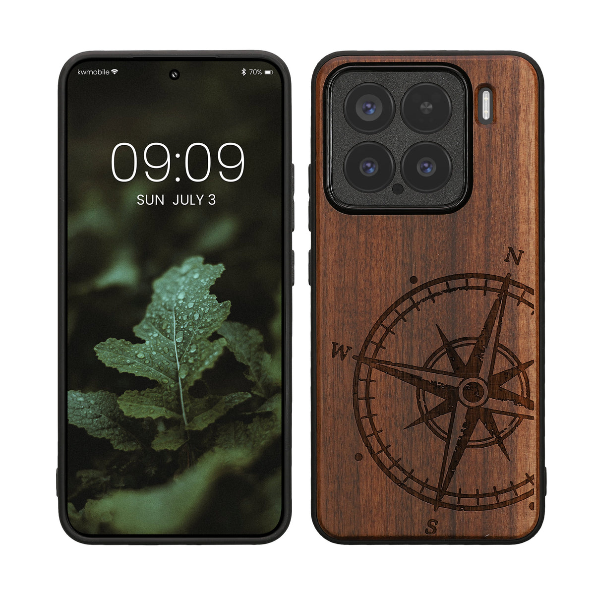 kwmobile Handyhülle für Xiaomi 15 - Case mit TPU Bumper - Stoßfestes Hardcase - Schutzhülle Cover