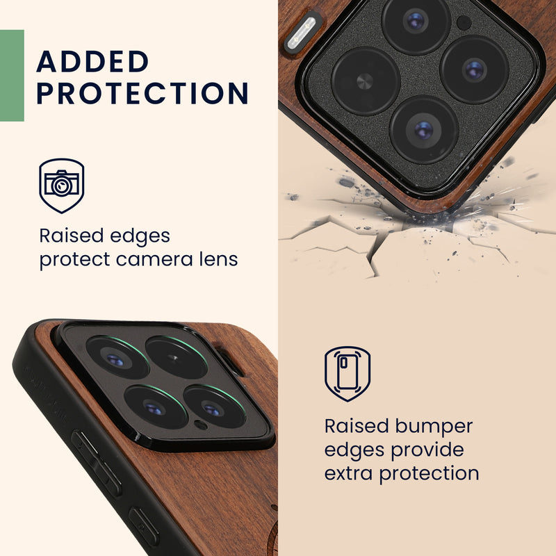 kwmobile Handyhülle für Xiaomi 15 - Case mit TPU Bumper - Stoßfestes Hardcase - Schutzhülle Cover