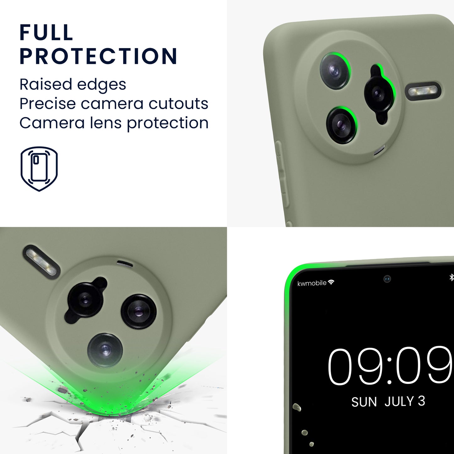 kwmobile Handyhülle für Xiaomi Poco F7 Ultra Hülle - weiches Handy Silikon Case - Schutzhülle Cover