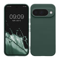 kwmobile Handyhülle für Google Pixel 10 Hülle - weiches Handy Silikon Case - Schutzhülle Cover - Moosgrün Moosgrün  