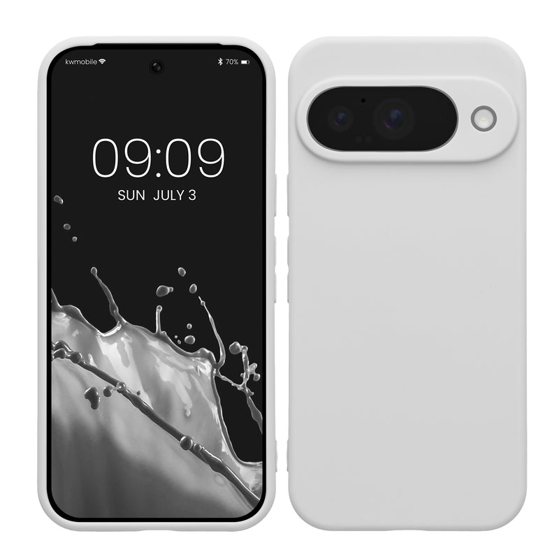 kwmobile Handyhülle für Google Pixel 10 Hülle - weiches Handy Silikon Case - Schutzhülle Cover - Weiß matt Weiß matt  