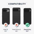 kwmobile Handyhülle für Google Pixel 10 Pro Hülle - weiches Handy Silikon Case - Schutzhülle Cover