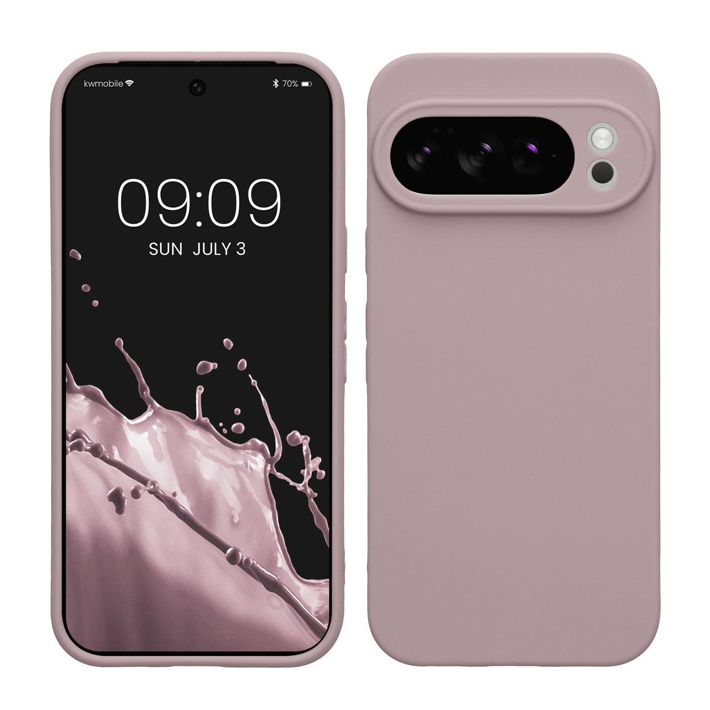 kwmobile Handyhülle für Google Pixel 10 Pro Hülle - weiches Handy Silikon Case - Schutzhülle Cover