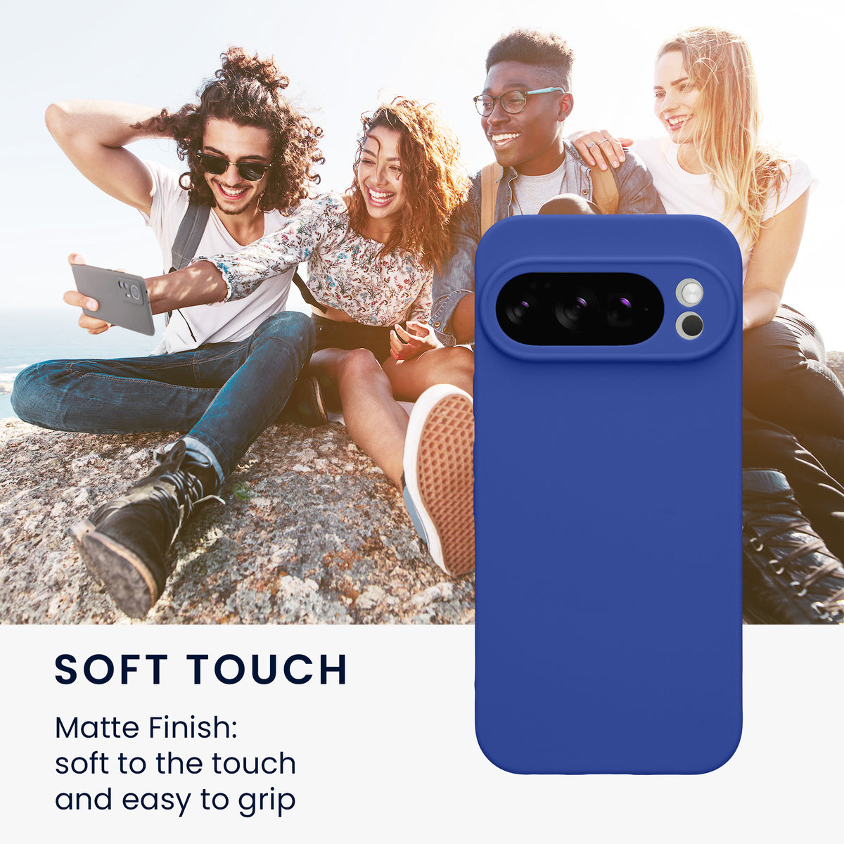 kwmobile Handyhülle für Google Pixel 10 Pro Hülle - weiches Handy Silikon Case - Schutzhülle Cover