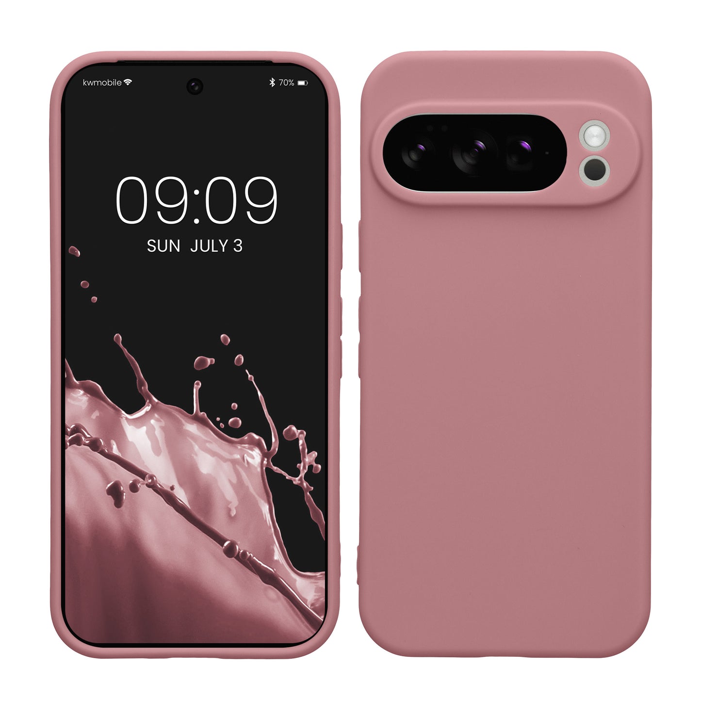 kwmobile Handyhülle für Google Pixel 10 Pro Hülle - weiches Handy Silikon Case - Schutzhülle Cover