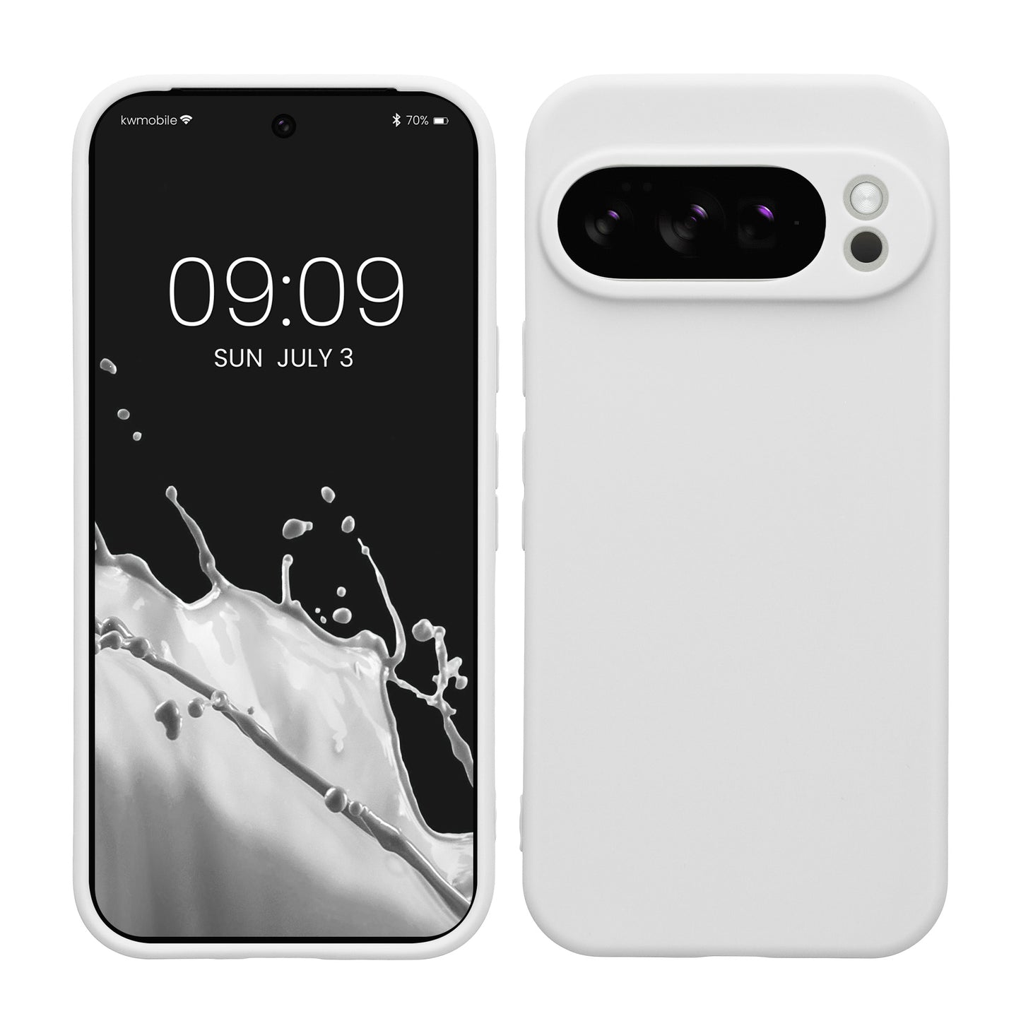 kwmobile Handyhülle für Google Pixel 10 Pro Hülle - weiches Handy Silikon Case - Schutzhülle Cover
