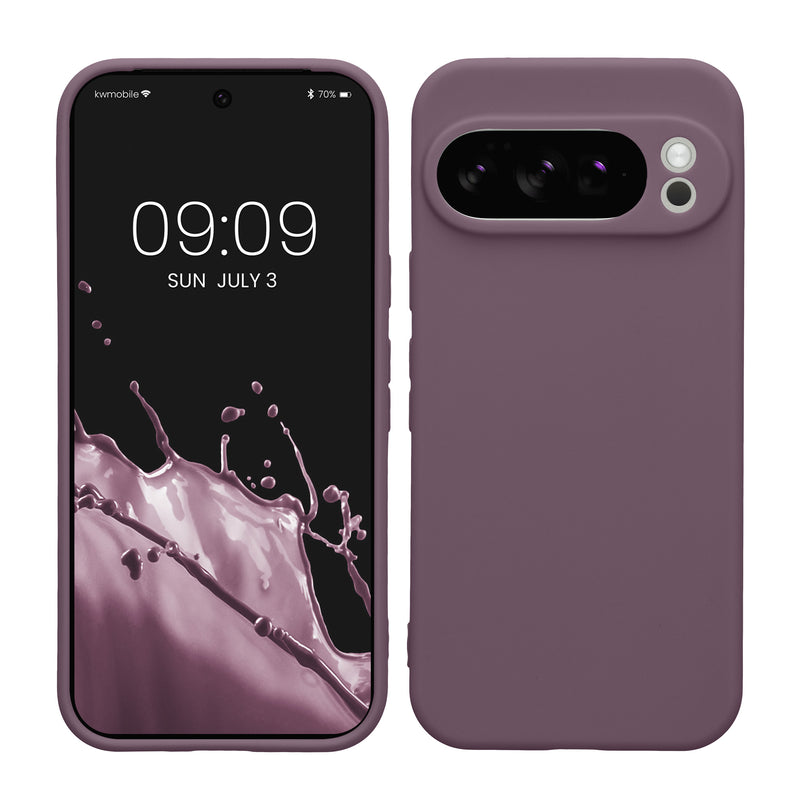 kwmobile Handyhülle für Google Pixel 10 Pro Hülle - weiches Handy Silikon Case - Schutzhülle Cover - Helle Iris Helle Iris  