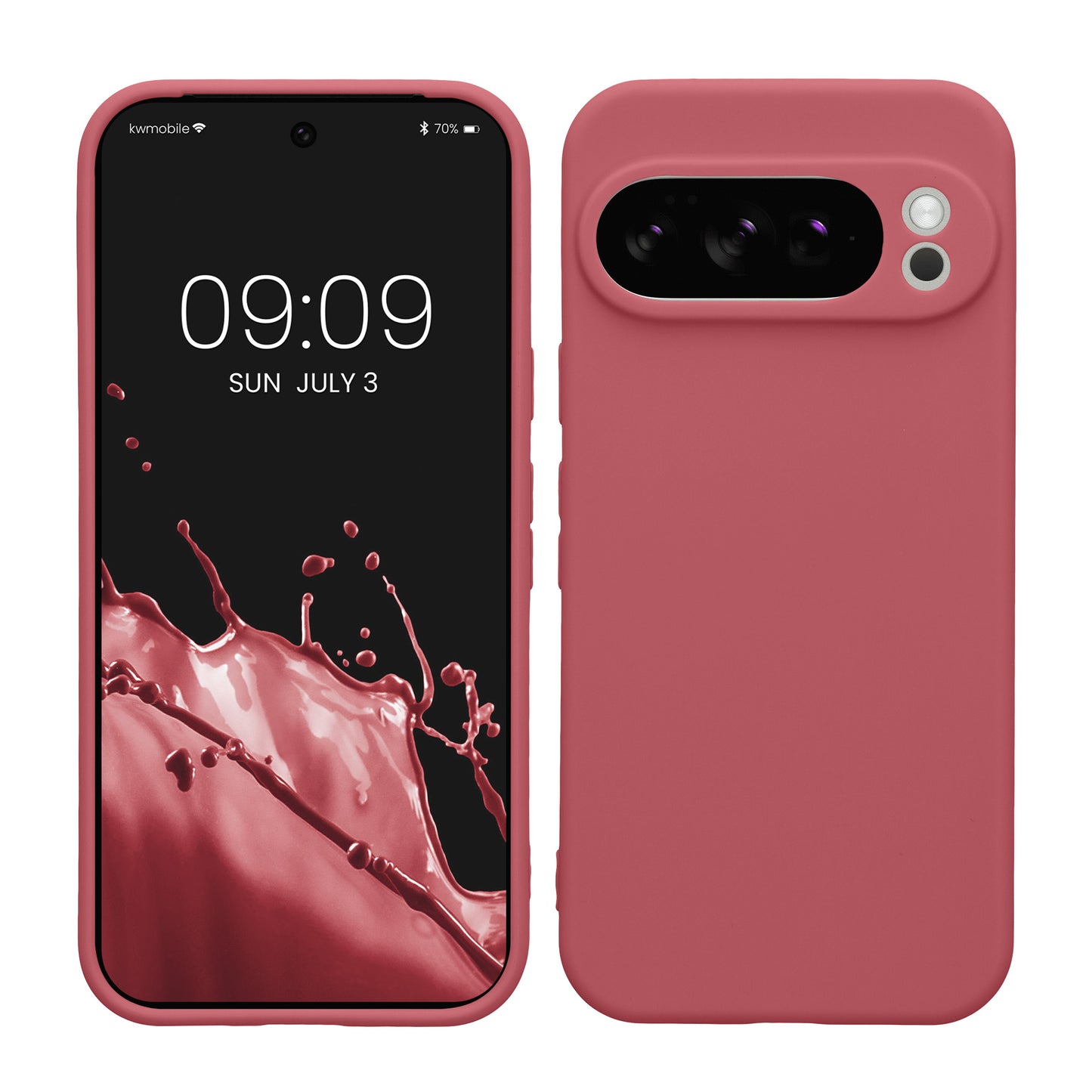 kwmobile Handyhülle für Google Pixel 10 Pro Hülle - weiches Handy Silikon Case - Schutzhülle Cover