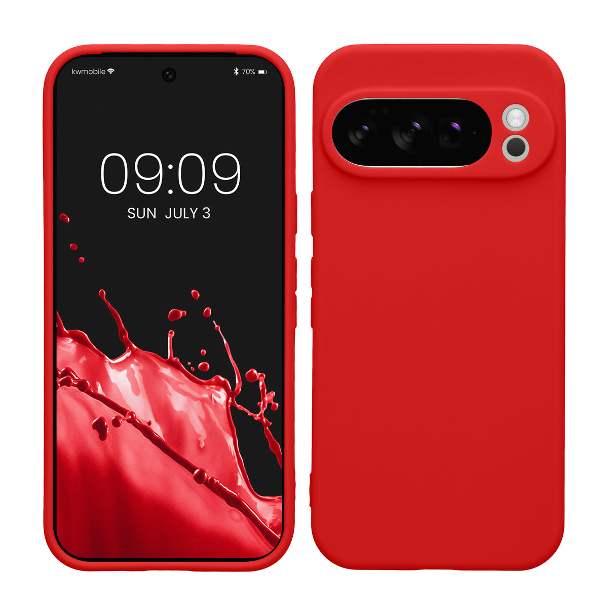 kwmobile Handyhülle für Google Pixel 10 Pro Hülle - weiches Handy Silikon Case - Schutzhülle Cover