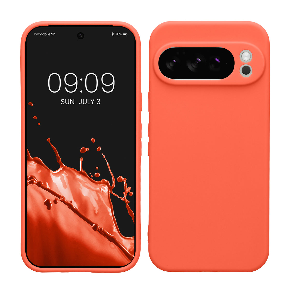 kwmobile Handyhülle für Google Pixel 10 Pro Hülle - weiches Handy Silikon Case - Schutzhülle Cover