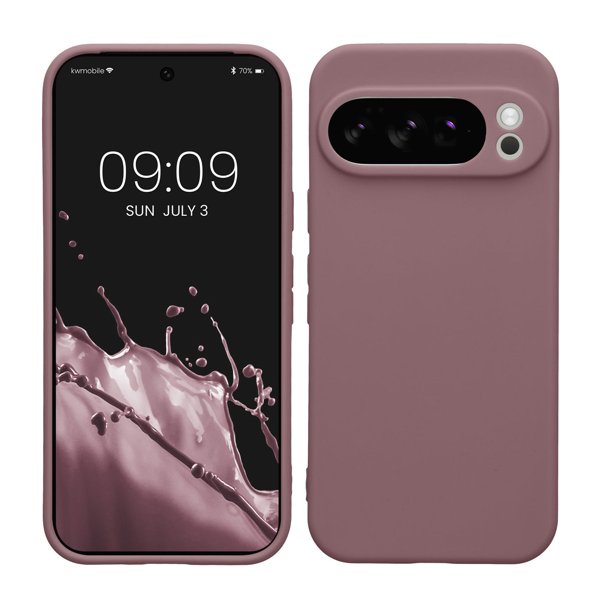 kwmobile Handyhülle für Google Pixel 10 Pro Hülle - weiches Handy Silikon Case - Schutzhülle Cover