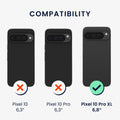kwmobile Handyhülle für Google Pixel 10 Pro XL Hülle - weiches Handy Silikon Case - Schutzhülle Cover