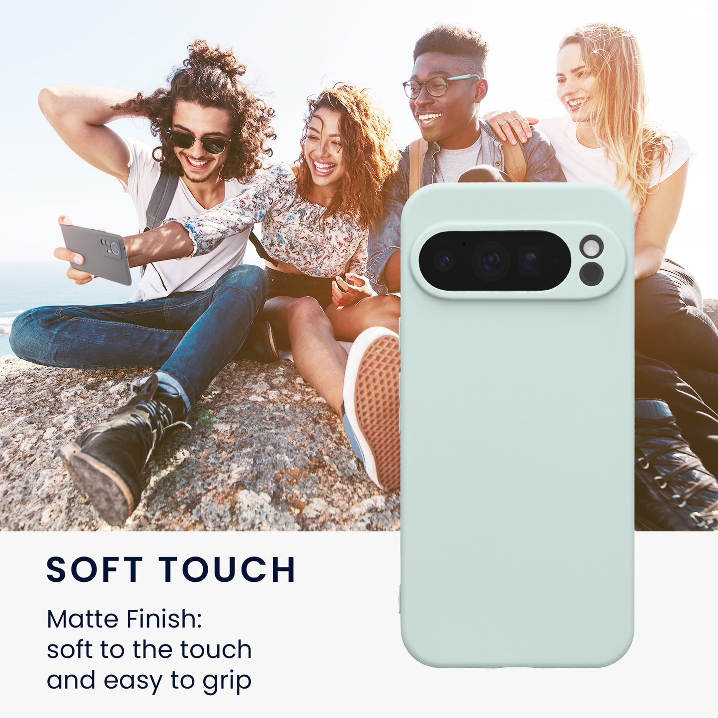 kwmobile Handyhülle für Google Pixel 10 Pro XL Hülle - weiches Handy Silikon Case - Schutzhülle Cover
