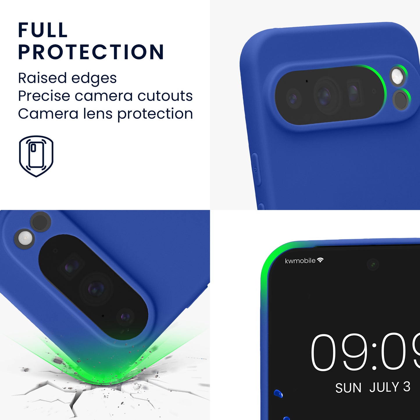 kwmobile Handyhülle für Google Pixel 10 Pro XL Hülle - weiches Handy Silikon Case - Schutzhülle Cover
