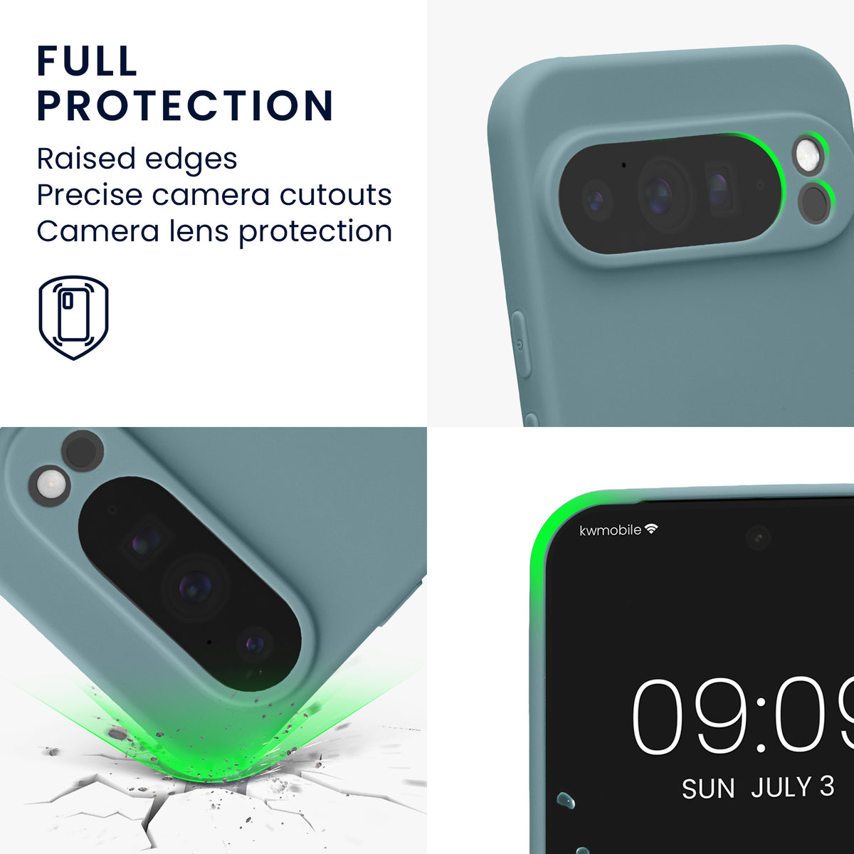 kwmobile Handyhülle für Google Pixel 10 Pro XL Hülle - weiches Handy Silikon Case - Schutzhülle Cover