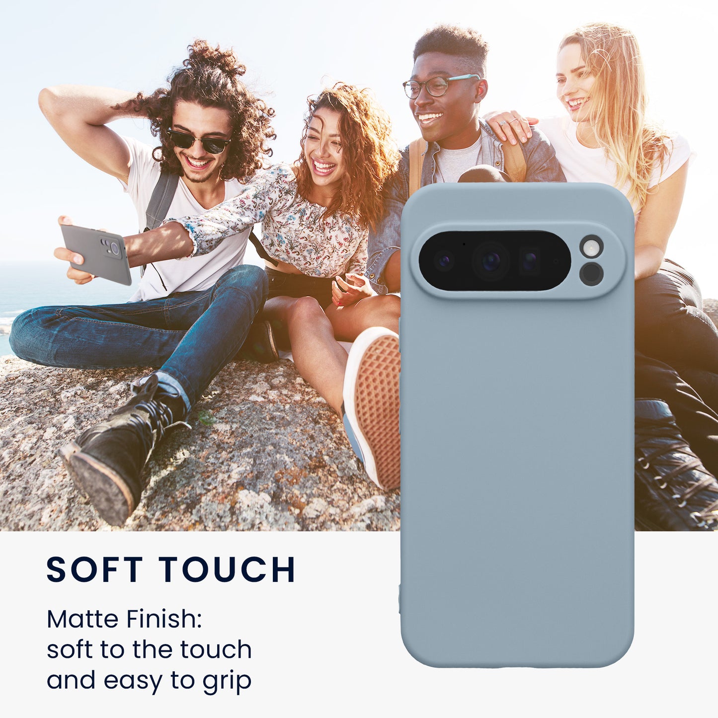 kwmobile Handyhülle für Google Pixel 10 Pro XL Hülle - weiches Handy Silikon Case - Schutzhülle Cover