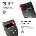 Google Pixel 10 Pro XL Silikon Handykette Wildblumen Bunt