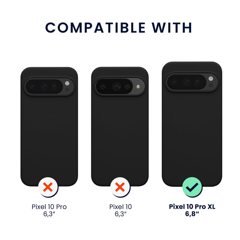 kwmobile Hülle kompatibel mit Google Pixel 10 Pro XL Hülle - magnetisches Silikon Case kompatibel mit MagSafe - Cover gummiert