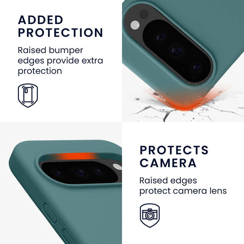 kwmobile Handyhülle für Google Pixel 10 / Pixel 10 Pro Hülle - Case Silikon - Kabelloses Laden - Schutzhülle Cover