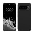 kwmobile Handyhülle für Google Pixel 10 / Pixel 10 Pro Hülle - Case Silikon - Kabelloses Laden - Schutzhülle Cover in Schwarz Schwarz  