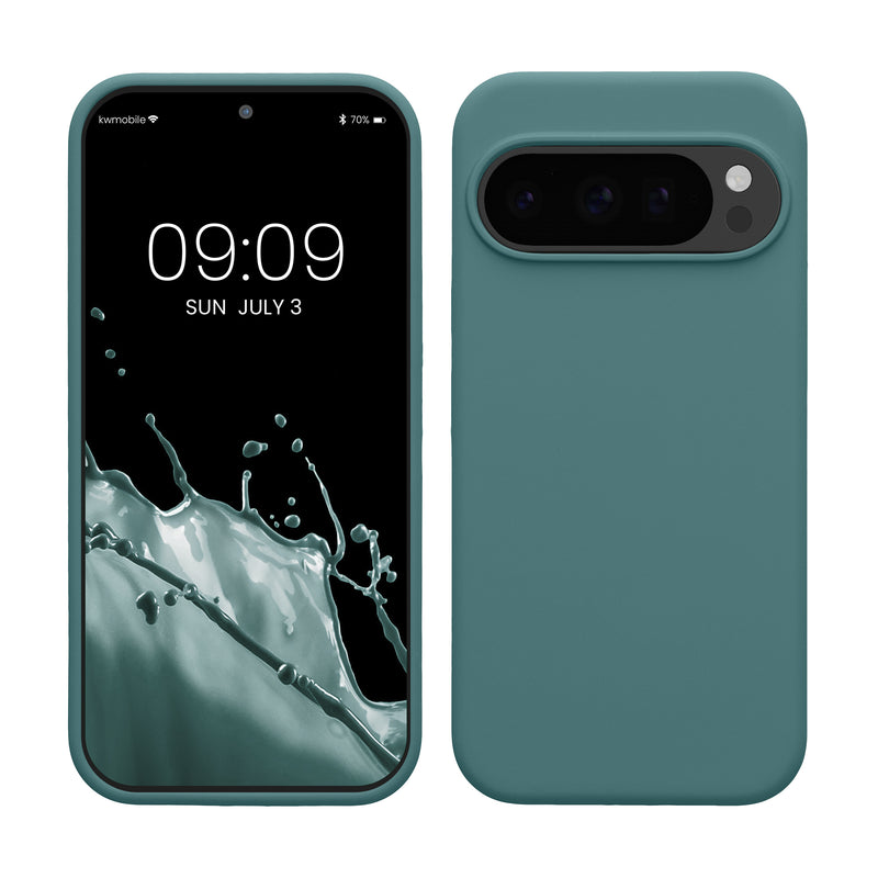 kwmobile Handyhülle für Google Pixel 10 / Pixel 10 Pro Hülle - Case Silikon - Kabelloses Laden - Schutzhülle Cover in Antique Stone Antique Stone  