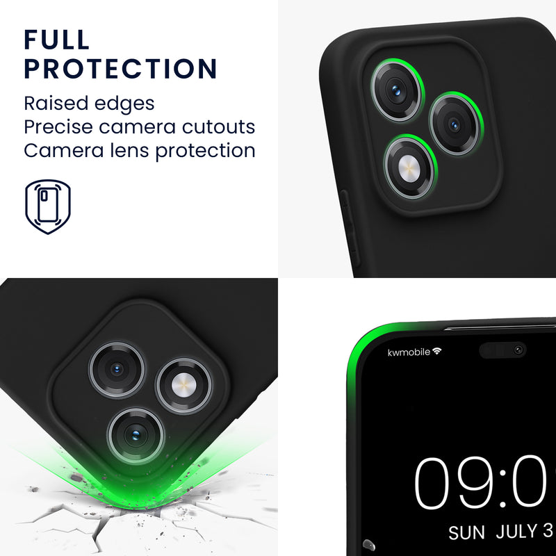 kwmobile Handyhülle für HONOR 400 Lite Hülle - weiches Handy Silikon Case - Schutzhülle Cover