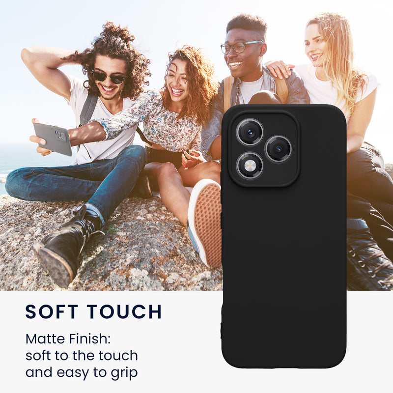 kwmobile Handyhülle für HONOR 400 Lite Hülle - weiches Handy Silikon Case - Schutzhülle Cover