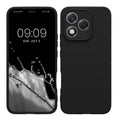 kwmobile Handyhülle für HONOR 400 Lite Hülle - weiches Handy Silikon Case - Schutzhülle Cover - Schwarz matt Schwarz matt  