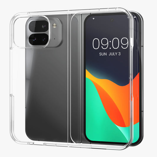 kwmobile Hülle kompatibel mit Google Pixel 10 Pro Fold Case - Faltbare Handyhülle mit Rahmen - Robustes Cover