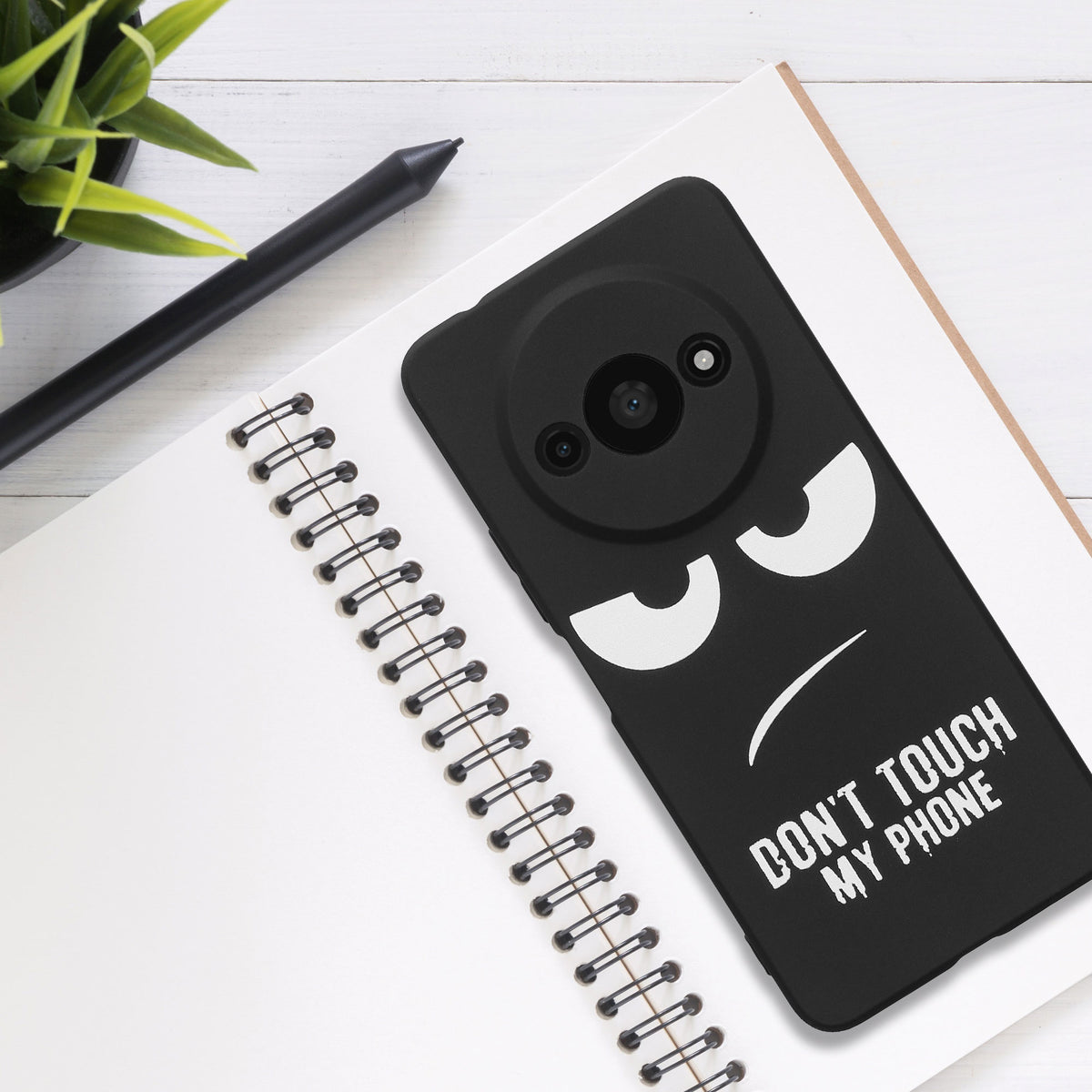 Xiaomi Redmi A3 Silikon Handyhülle Don't Touch My Phone