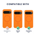 kwmobile Silikon Hülle für Google Pixel 10 / Pixel 10 Pro Handyhülle - Case Kompatibel mit MagSafe