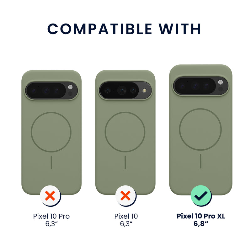 kwmobile Silikon Hülle für Google Pixel 10 Pro XL Handyhülle - Case Kompatibel mit MagSafe