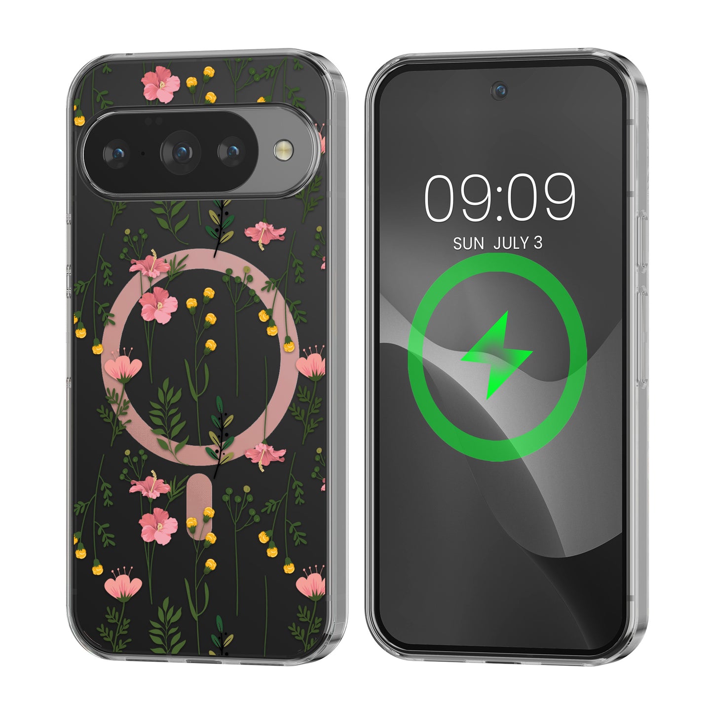 kwmobile kristallklares Hardcase kompatibel mit Google Pixel 10 / Pixel 10 Pro Hülle - kompatibel mit MagSafe - TPU Case