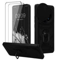 Xiaomi Redmi Note 14 Pro 5G / Poco X7 Handyhülle mit Ringhalter und 2 Schutzfolien