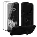 Xiaomi Redmi Note 14 Pro 5G / Poco X7 Handyhülle mit Ringhalter und 2 Schutzfolien