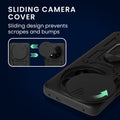 kwmobile Hülle für Xiaomi Redmi Note 14 Pro+ 5G / Redmi Note 14 Pro Plus 5G Case - Handyhülle mit 2 Schutzfolien - Kameraabdeckung und Ringhalter - Robustes Cover