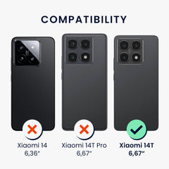Xiaomi 14T Handyhülle Softcase mit Kameraschutz und Kartenfach