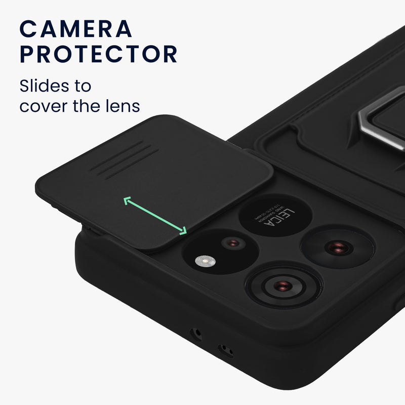 Xiaomi 14T Pro Handyhülle Softcase mit Kameraschutz und Kartenfach